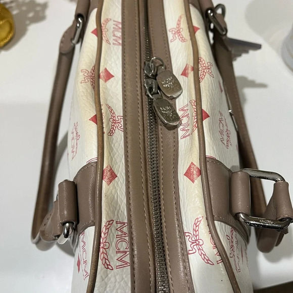 MCM WHITE VISETOS HANDBAG - Picture 4 of 16